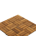 Flooring Tiles in Solid Teak Wood 